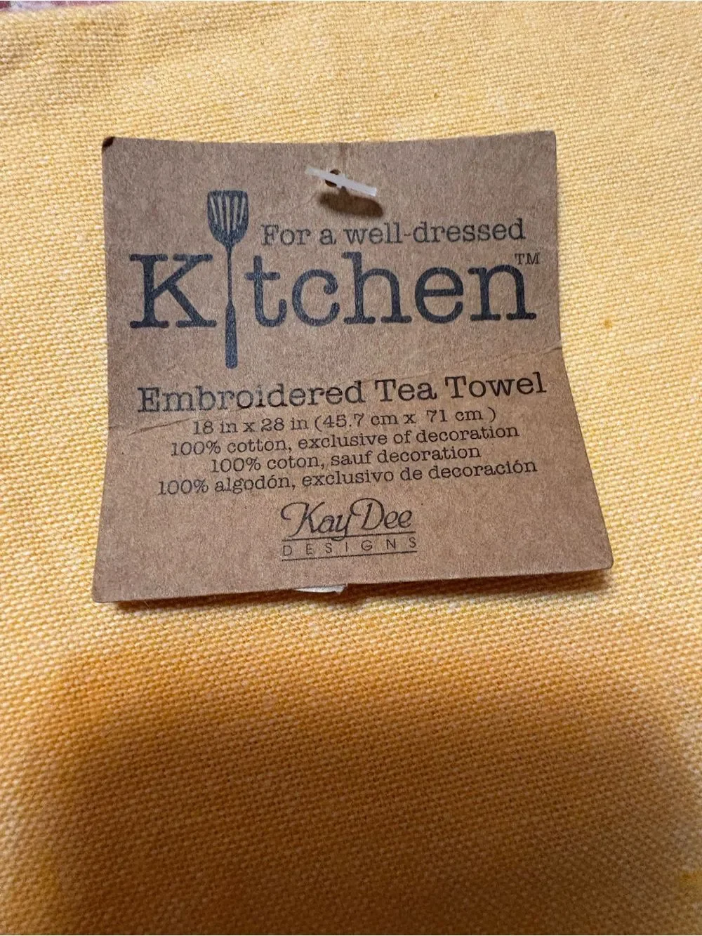 NWT For A Well Dressed Kitchen Towel  “Home Is Where Your Honey Is”